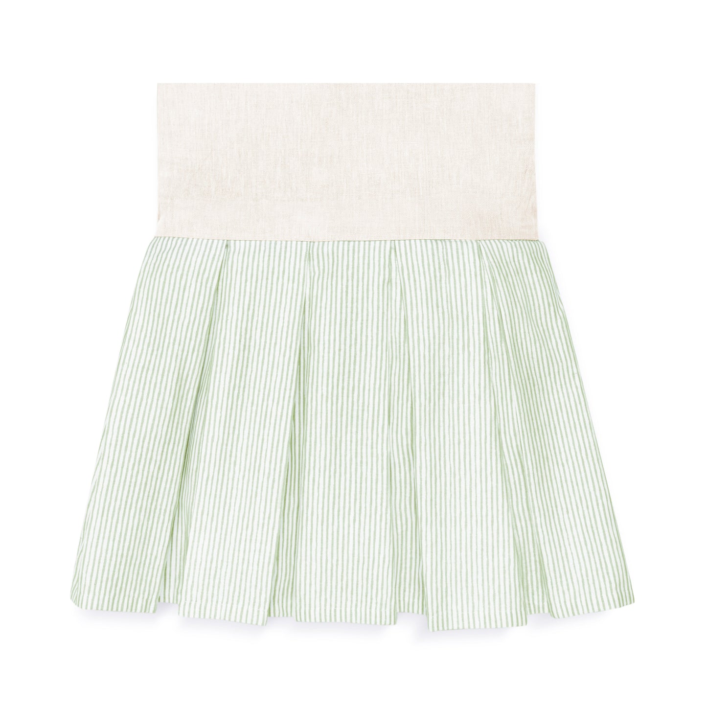 Spring Greens Stripe Bed Skrt